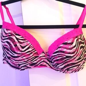 Animal print bra 34D